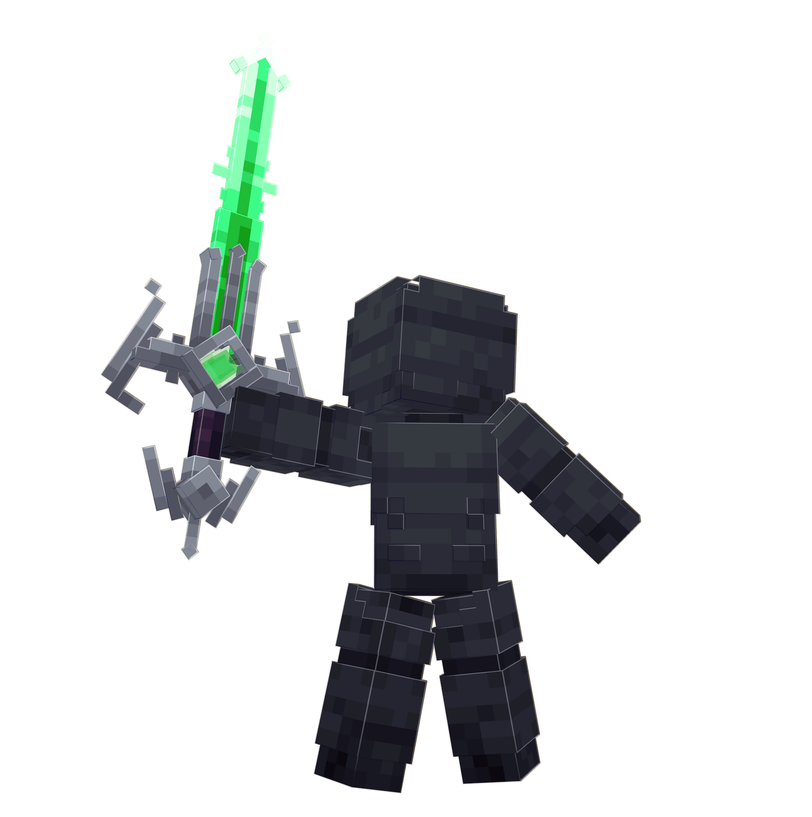 Wither skeleton armor render