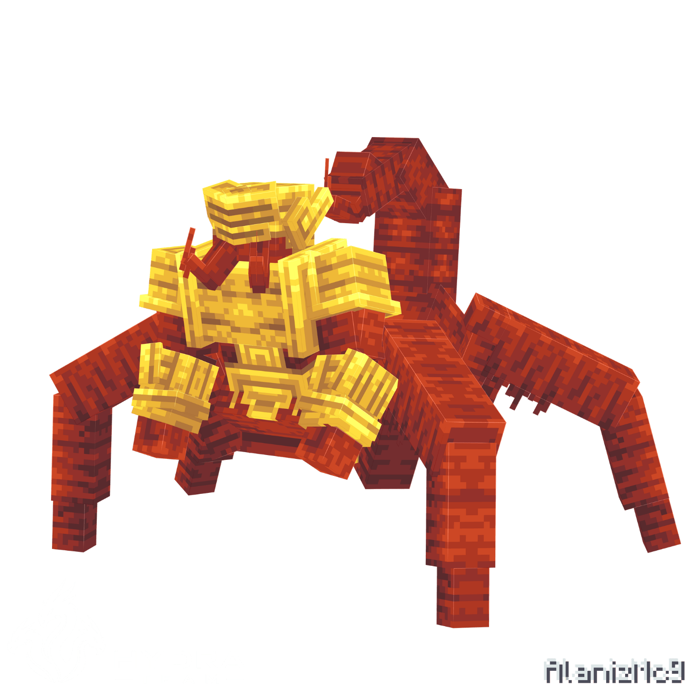 Dreadsting Scorpion Minecraft showcase render