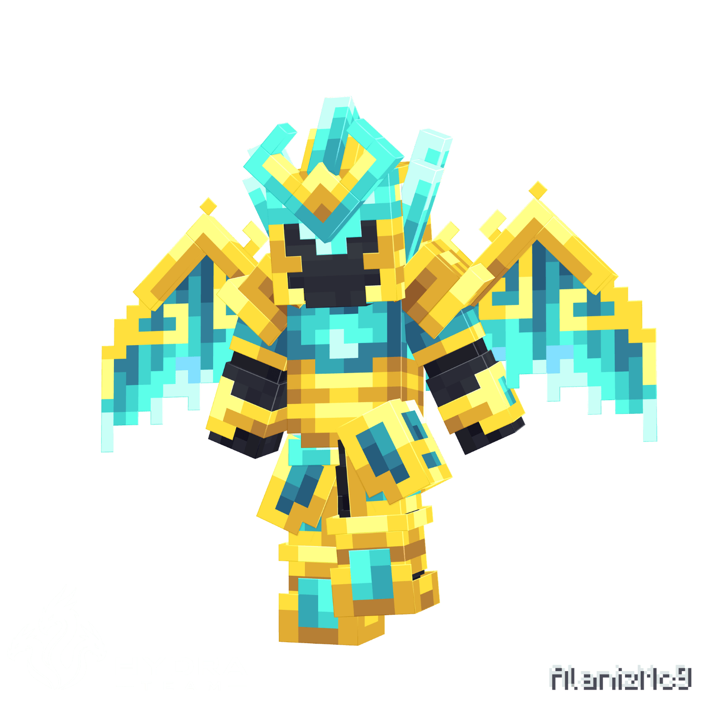 eternal armor Minecraft armor showcase render