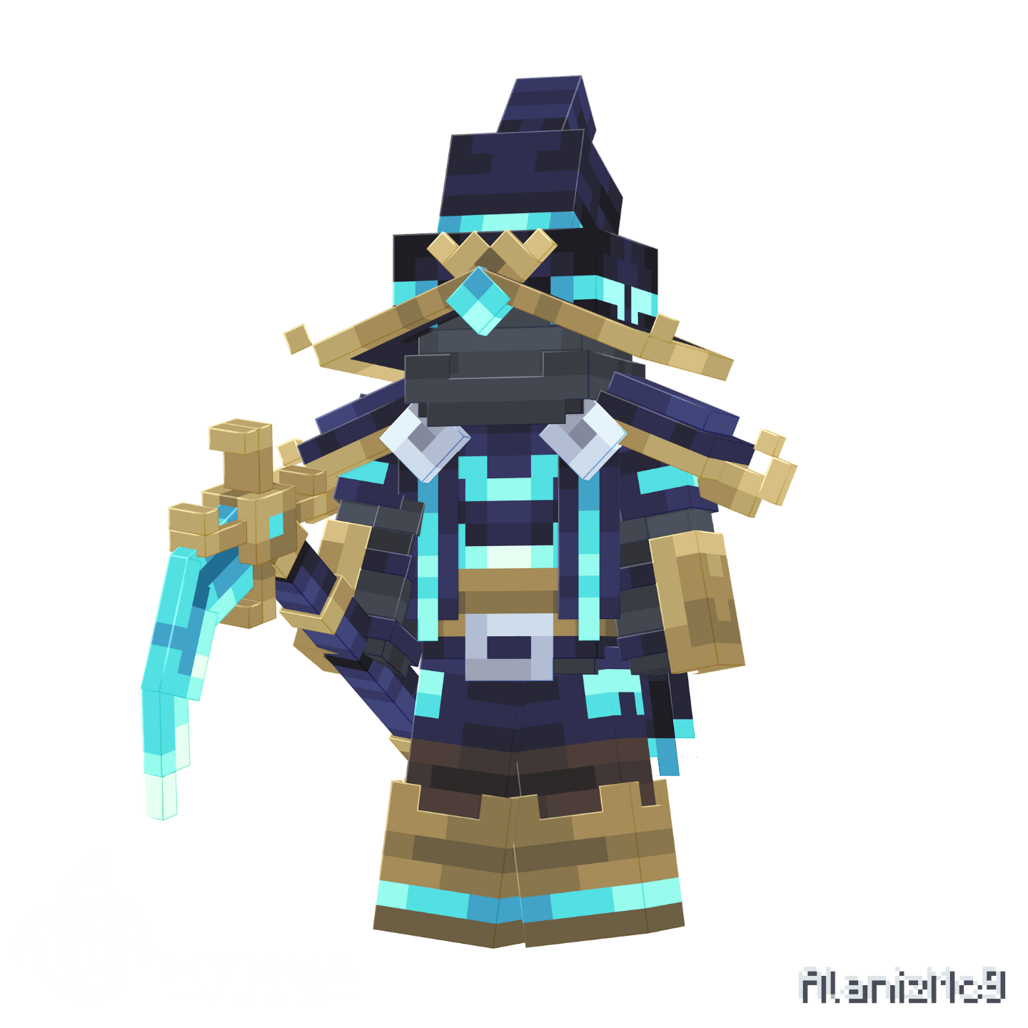Wizard Armor Minecraft armor showcase render